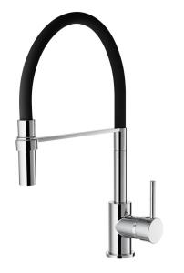 China 35mm Cartridge Kitchen Mixer Faucet 360 Degree Silicon Spout Chrome wholesale