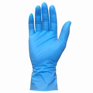 China Customized S M L 3.5g Blue Medical Nitrile Gloves wholesale