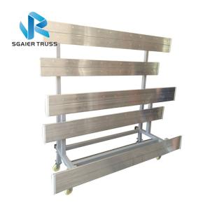China Heavy Duty Aluminum Stadium Bleachers Telescopic Audience Stand Indoor / Outdoor Sports Seats wholesale