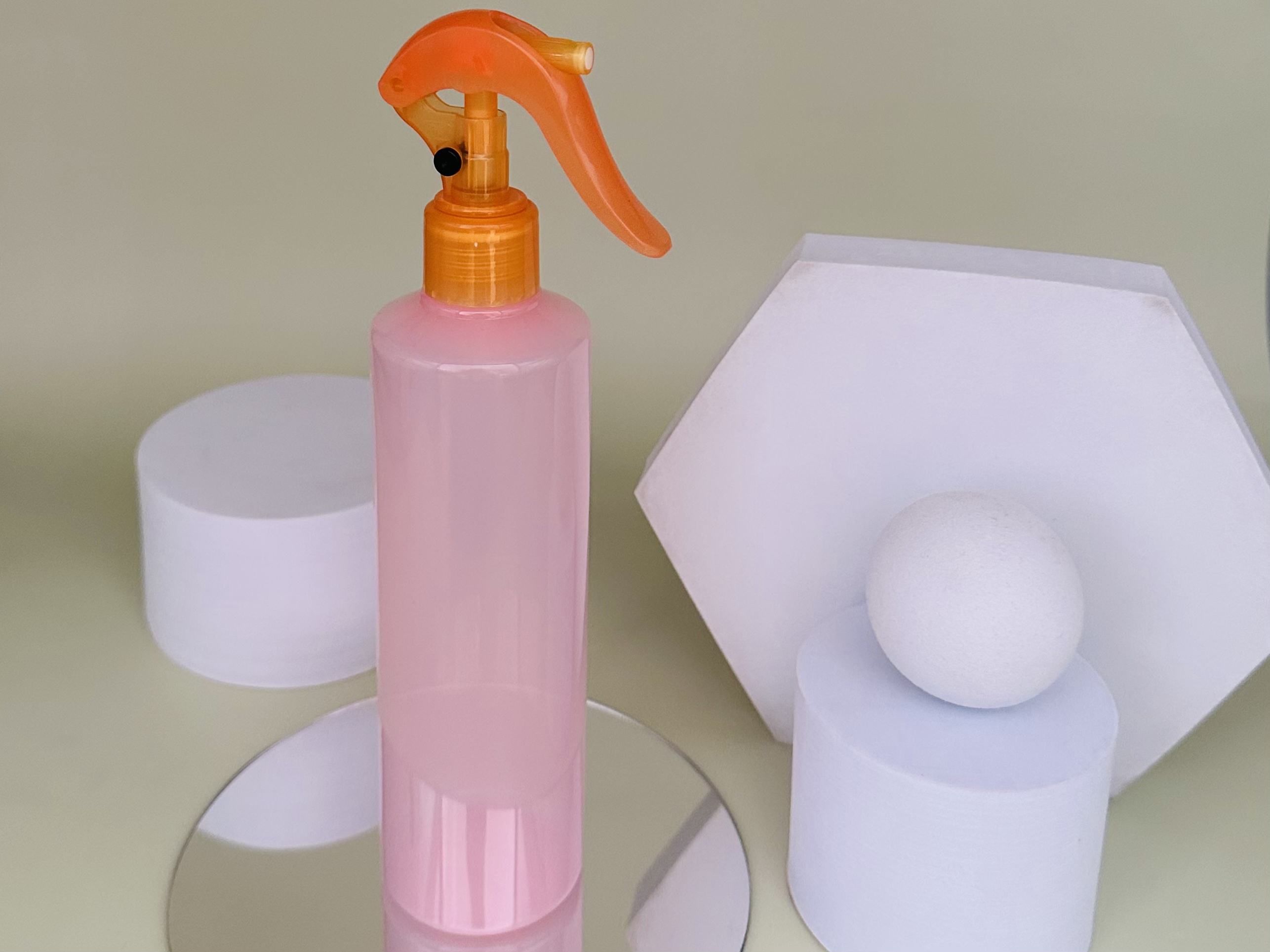 Personal Care Industrial Popular Pink PET Bottle Plastic Shampoo Bottle for Hair Conditioner