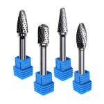 14 Long Shank Set 3mm Carbide Rotary Burr For Polishing