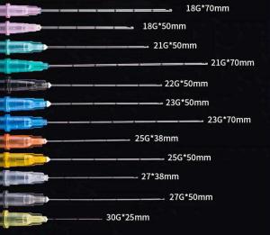 China Hyaluronic Acid Dermal Filler Disposable Cannula Piercing Needles wholesale