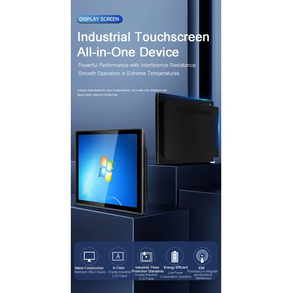 27 inch Outdoor Terminal Embedded High-brightness Screen1000nits TFT LCD Monitor Waterproof IP67 Explosion Proof for Marine Open Frame