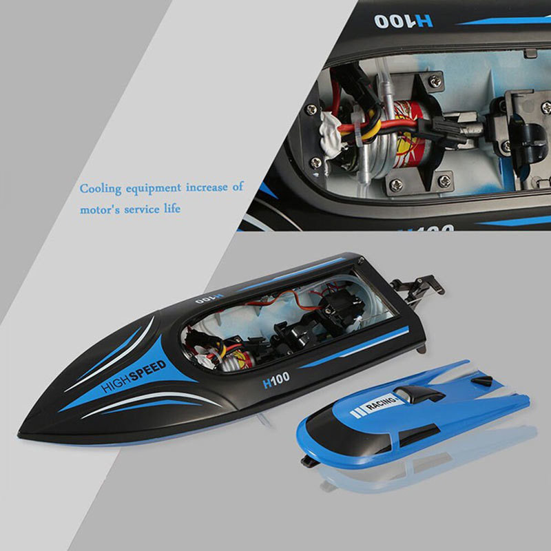2.4GHz 4 Channel High Speed Remote Control RC Boat With LCD Screen