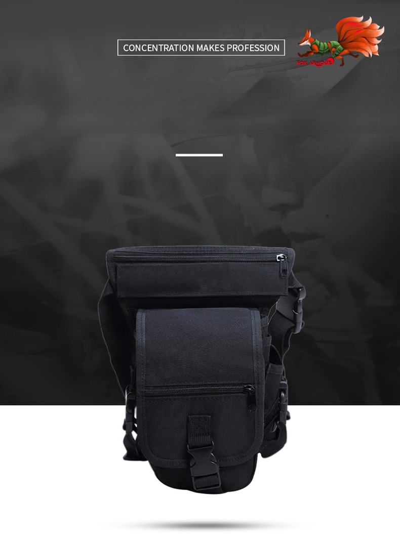 Barrel-shaped Multi-Function Leg Bag Backpack for Camping and Training 15*16*30cm