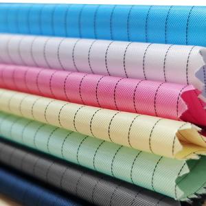 China 100d*100d Anti Static ESD Clean Room Fabrics Gabardine textiles wholesale