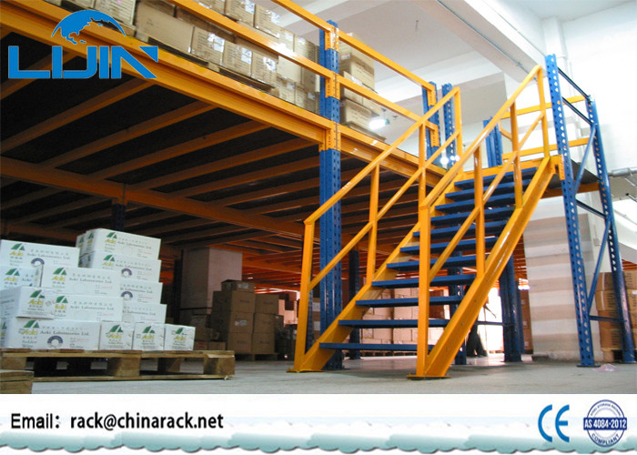 High Grade Steel Mezzanine Floor Heavy Load Max 4000mm Beam Length