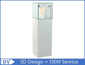 China Supplier manufacturer wooden glass full assamble exhibition showcase with lock wholesale