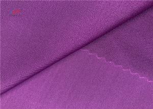 China Purple Smooth Hand feel 210gsm 80 Polyester 20 Spandex Fabric For Yoga Leggings wholesale