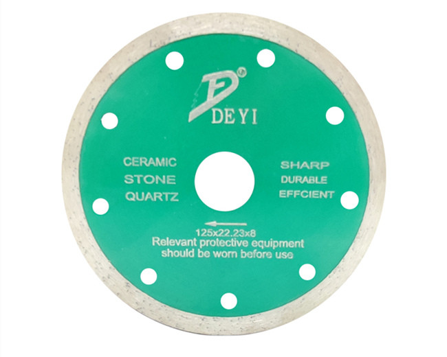 Blue Continue Rim Wet Sintered Diamond Disc Cutting Blade Dia 75mm 105mm
