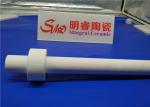 Custom Polished Ceramic Plunger Rod / Shaft with metal sleeve head