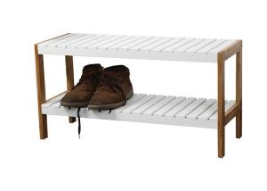 China 36cm Height Wooden Shoe Rack wholesale