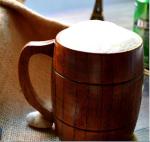 Wooden Beer Mug Barrel Shade Beer Mug