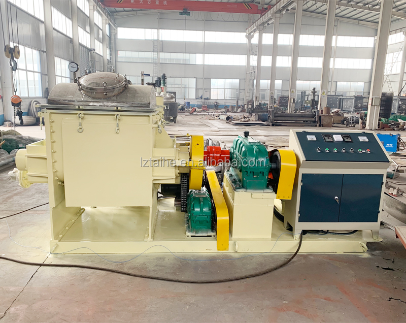 Viscous Fluid Horizontal Z-Shape Sigma Kneader Mixer Machine With Screw Extruder