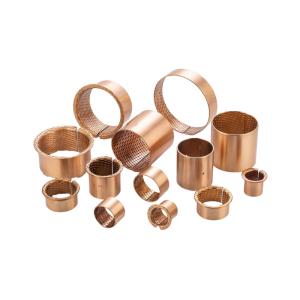 China CuSn8 Metallic Perforated Flanged Bronze Bushings FB092 wholesale