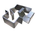Rustproof Steel Hardware Stamping Parts , Powder Coated Stamped Sheet Metal