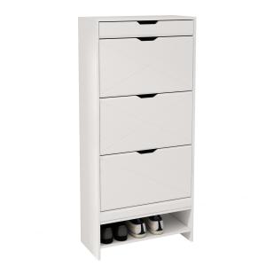 China Wooden shoe cabinet with painting wholesale