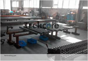China Alloy Steel Oil Well Perforation Fracture Perforating Gun Max 80 Mpa Working Pressure wholesale