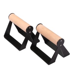 China Home Gym Fitness ExerciseWood Push Up Stand Bar Portable wholesale