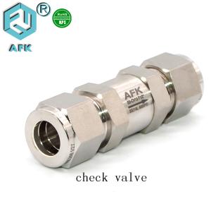 China Stainless Steel High Pressure Flow Control One Way Check valve wholesale