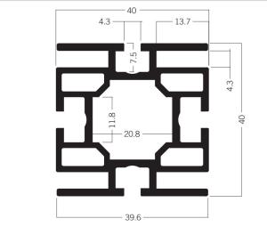China M1305 Tension fabric aluminum profiles of backdrop,Chinese octanorm similar drawing system supplier wholesale