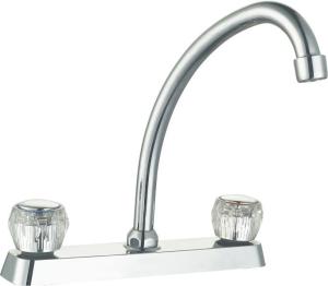 China Villa Apartment 8 Inch Centerset Kitchen Faucet Lever Handle wholesale