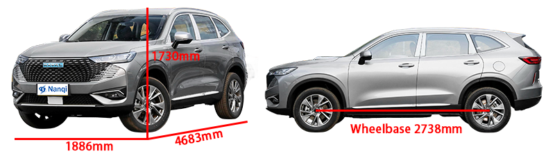 GWM Haval H6 Compact Hybrid Vehicle SUV Electric Cars High Speed 180km/H