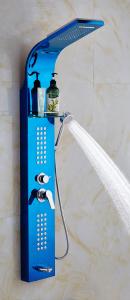 China Wall Mounted Shower Tower Waterfall Stainless Steel Modern Shower Panel wholesale