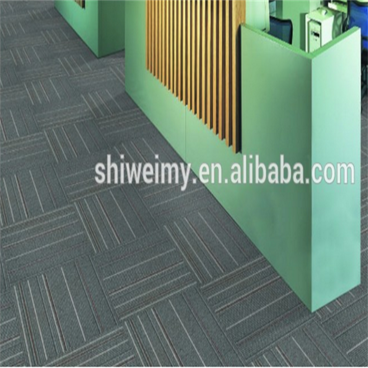 Wholesales striped commercial office carpet tiles