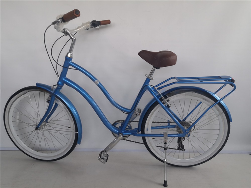 26x3 inch Unisex Step Through Aluminum Frame 3 Speed Beach Cruiser Bike for Rent in USA