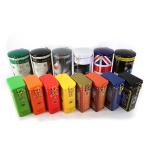 Round Tea Tin Container with Double Cover