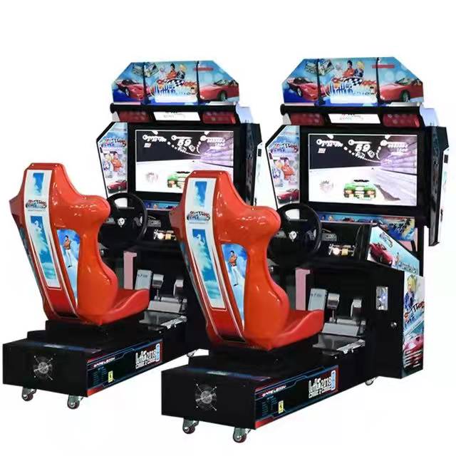 Plug Type US Plug Children Racing Amusement Game Machine with Coin Operated System
