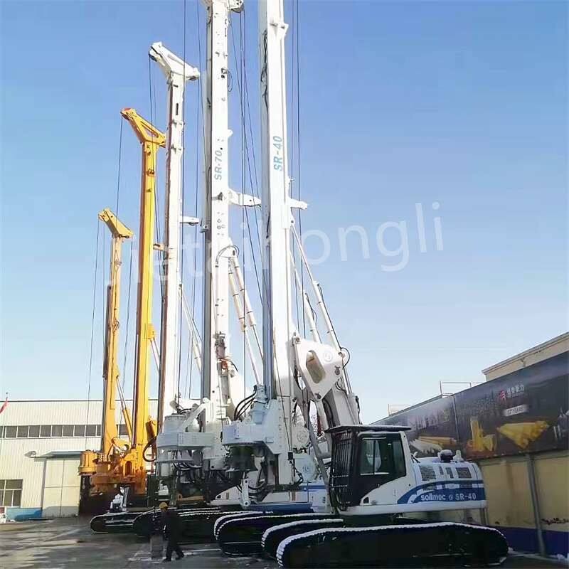 Piling Crrc Used Rotary Drilling Rig Cat C9 Engine
