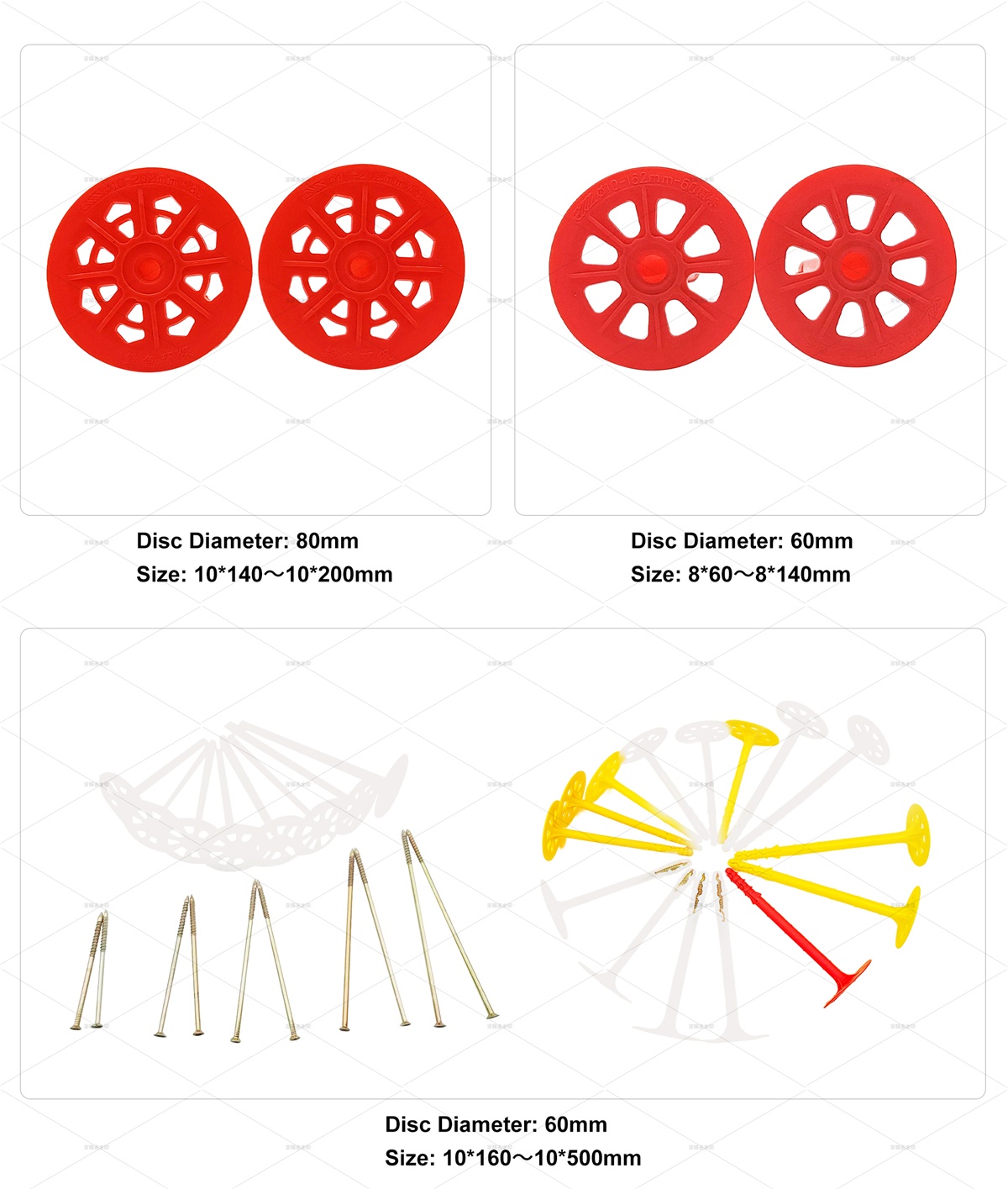 Insulation Fixings To Concrete With Dowel Nail For External Wall Concrete Shooting Nail