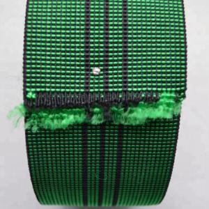 China 7cm Upholstery Elastic Webbing Green Sofa Webbing Belt wholesale