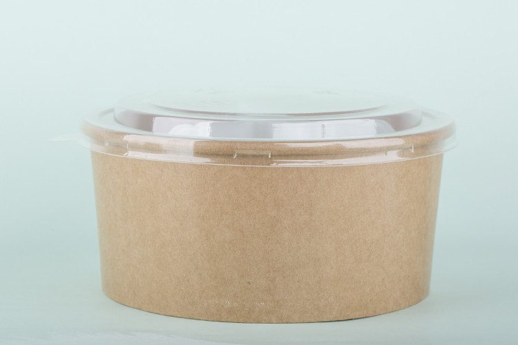 Food Grade Wholesale Disposable Paper Bowl With Plastic Divided Plates Paper Plate & Bowl