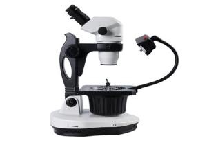 China Polarizing Gem Dark Field Light Microscope Optical 6V 30W Jewelry wholesale