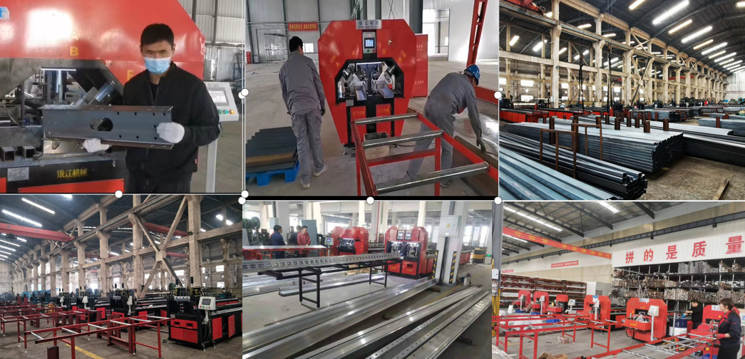 Automatic 12mm Thick Angle Steel High Speed PLC Stamping Machine