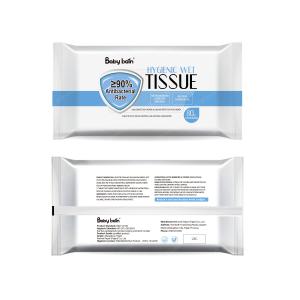 China Alcohol Free soft anti-bacterial Wet Wipe Tissue disposable wet wipes For Personal Care wholesale