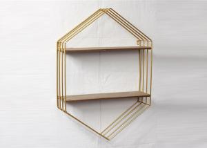 China Multifunction Storage Metal And Wood Display Shelves wholesale