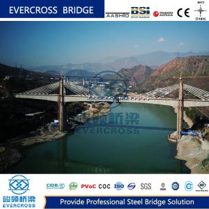 China Steel Concrete Cable Stayed Bridge Custom Prefabricated Steel Truss Bridge wholesale