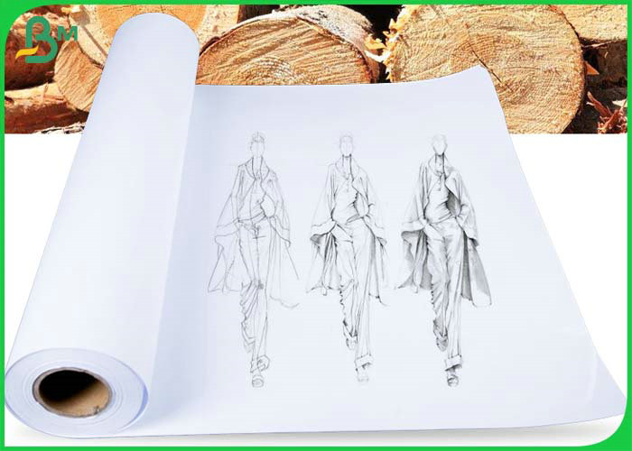 Uncoated Plotter Paper White Bond Roll CAD Paper 36''  x 300'' 20 lb 