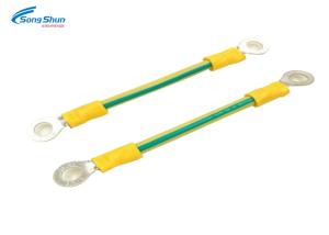 China 1.25-5 M5 Earth Bonding Cable Ring Ground Wire 1015 18AWG Green Yellow Blue wholesale
