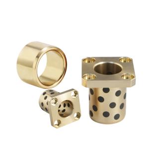 China Bronze Cylindrical Self Lubricating Bushing for Construction wholesale