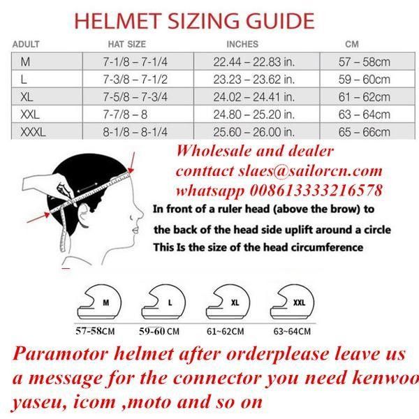 Carbon Fiber Paramotor Helmet PPG Helmet Ony Helmet Headset EN966 Certificated 3M Paramotoring