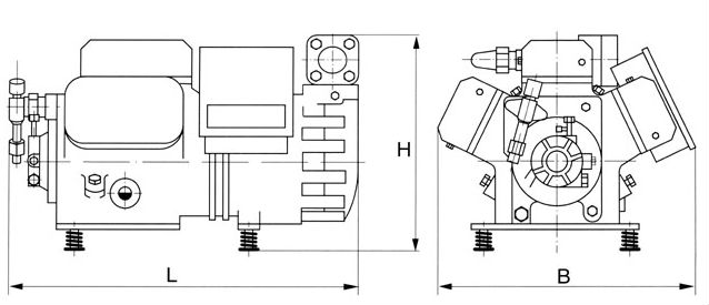 DWM Copeland Compressor price,price of copeland compressor,copeland compressor best price D6DH-200 X