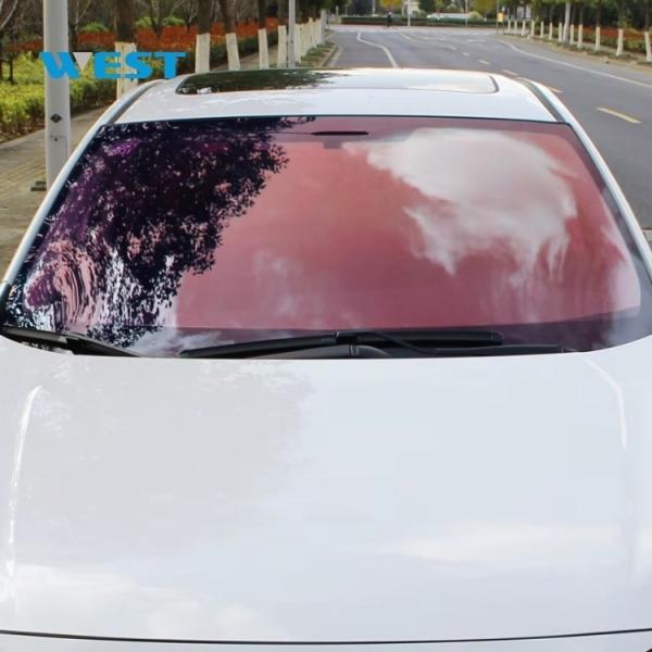 Car Windscreen Front Windshield Colorful Chameleon Car Tint Self-adhesive Film