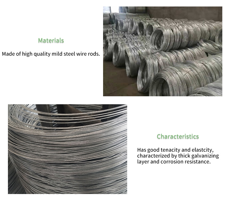 Cheap price electro Galvanized steel wire