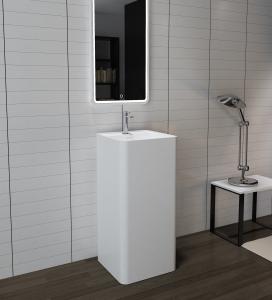 China Smooth Freestanding Bathroom Basin Stand Alone Bathroom Vanity wholesale