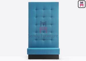 China 5ft High Back Tufted Upholstered Restaurant Booth Seating wholesale